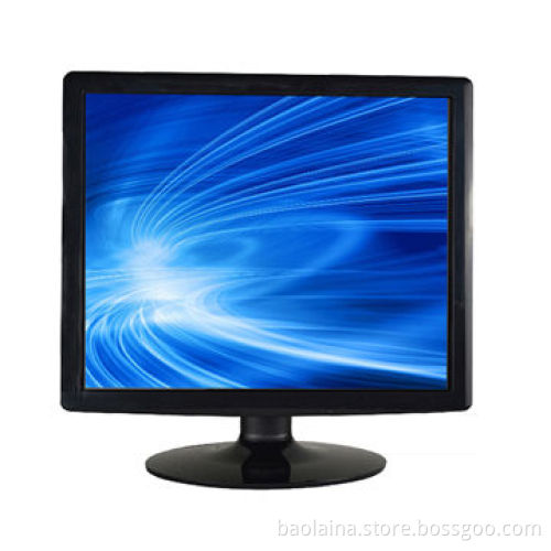 Desktop 17 inch LCD PC monitor VGA DVI input powered 12 volt DC